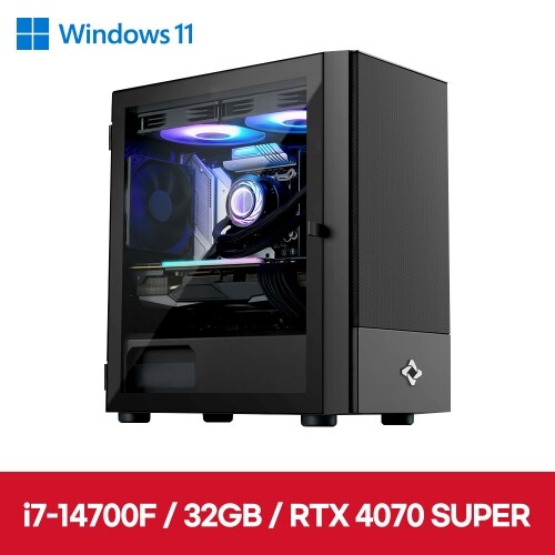 [이엠텍] 레드빗PC EML - I7O302 (I7-14700F/32GB/RTX4070/NVMe1TB/정품윈도우)