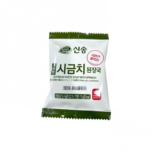 삼삼한 맛있는 신송 시원한 시금치된장국10g(블럭)10봉